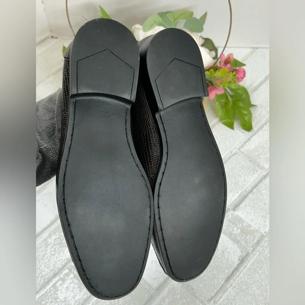 Donald J. Pliner Dark Brown Men's Slip-On Loafers